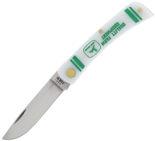 Case John Deere Folding Knife 2.8" White 15789