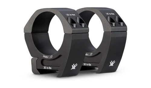 Vortex Pro 34mm Rings Medium- 1.10" Black