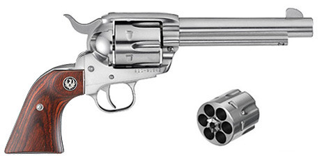 Ruger Vaquero Convertible Cylinder 45 Colt 5.5" Stainless