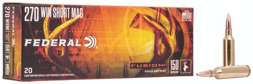 Federal Fusion 270 WSM 150 gr Bonded Soft Point