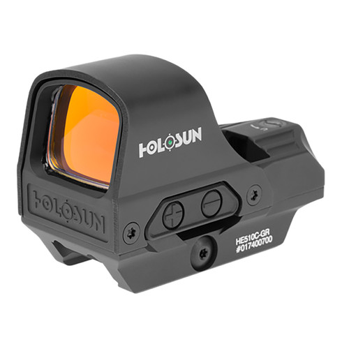 Holosun 510 1x0.91"x1.26" 2 MOA Green Dot Sight Black