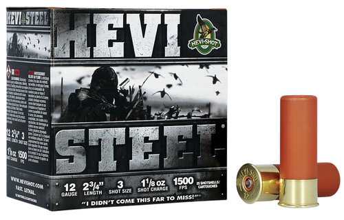 Hevi-Shot HEVI-Steel 12 Gauge 3 Shot Steel