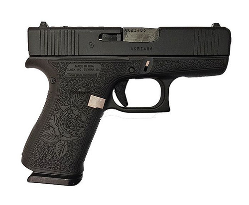 Glock 43x 9mm 3.41" Black Rose