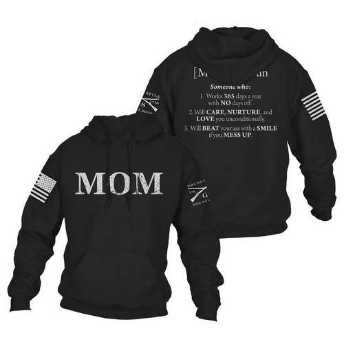Grunt Style Mom Defined Hoodie 2XL Black