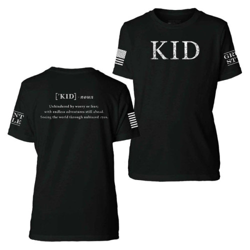 Grunt Style Youth Kid Defined T-Shirt Small Black