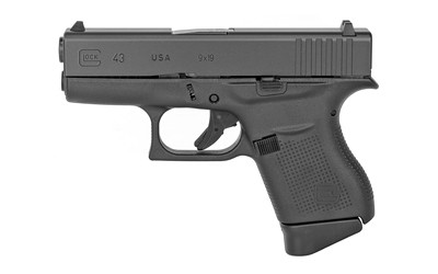 Glock 43X 9mm 3.39" Black