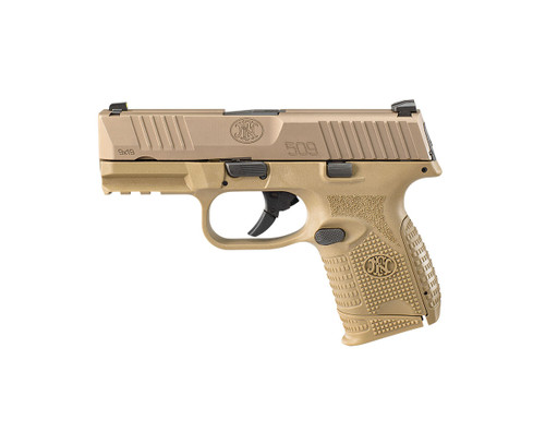 FN 509C 9mm (1) 12+1 (1) 15+1 3.7" Contrast Sights FDE 66-100818