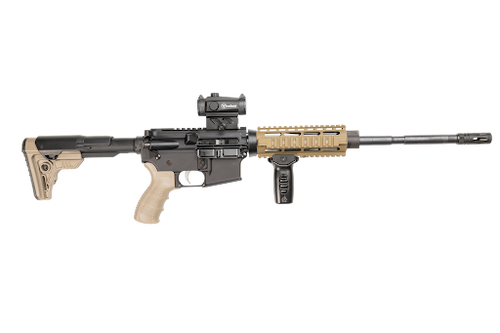 Anderson Manufacturering AM-15 Quad Rail 5.56 NATO 16" Impulse Red Dot Kit FDE