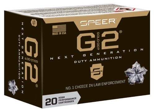 Speer Gold Dot G2 45 ACP 230 gr 950 fps Hollow Defense