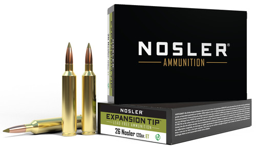 Nosler E-Tip 26 Nosler 120 Grain E-Tip Lead-Free