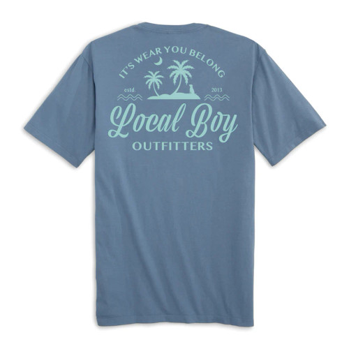 Local Boy Outfitters Island Time T-Shirt Slate Large