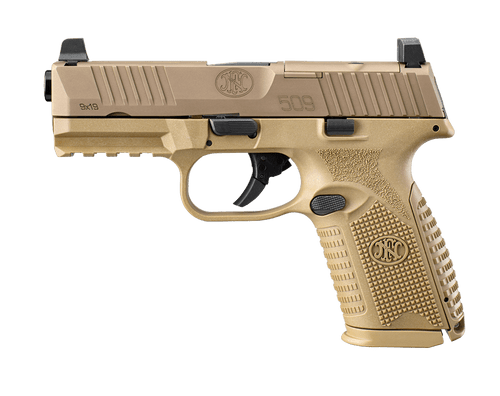 FN 509 Midsize MRD 9mm 4" FDE view 2