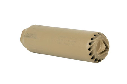 HUXWRX Flow 556 Ti 5.56 NATO Suppressor Titanium FDE