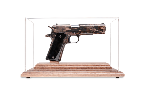 Custom & Collectable Firearms 360 Acrylic & Oak Display Case