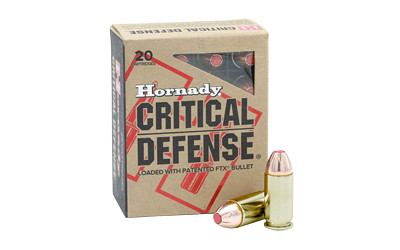 Hornady Critical Defense 45 ACP 185 Grain Flex Tip