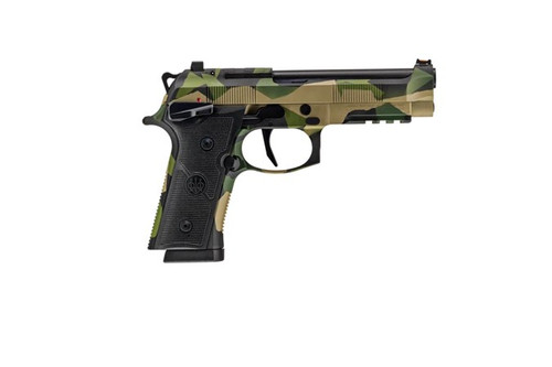 Beretta 92XI Combat 9mm 4.7" Splinter Camo