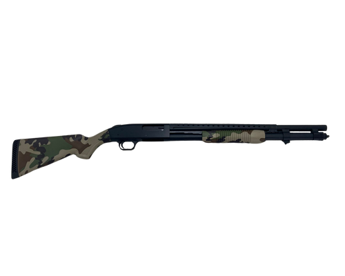 Mossberg 590 Woodland 12 Gauge 20" Black