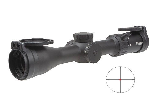 Sig Sauer Whiskey 4 3x-12x 30mm MOA SFP Riflescope Black