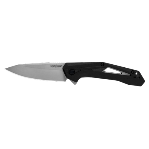 Kershaw Airlock Folded Drop Point Steel Black 3" 1385