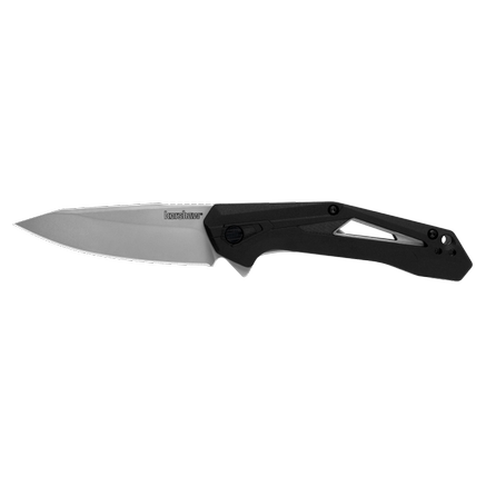 Kershaw Airlock Folded Drop Point Steel Black 3"