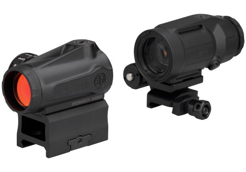Sig Sauer Romeo-MSR Gen II & Juliet 5 5X24mm 2 MOA Multi Dot Red Dot Black