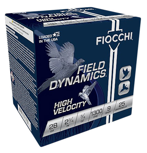 Fiocchi Field Dynamics 28 Gauge 2.75" 9 Shot Lead Shot