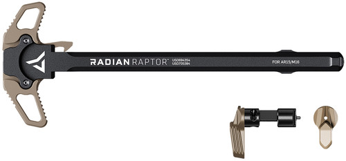 Radian M16 Charging Handle Aluminum &  Ambi Controls FDE R0299 Radian M16 Charging Handle Aluminum &  Ambi Controls FDE R0299