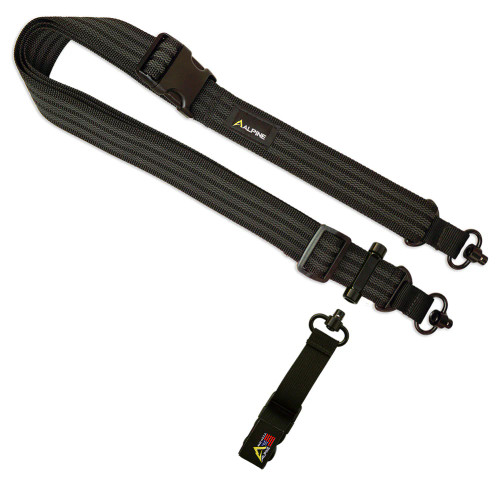 Alpine Innovation Dual Sling V2 Rifle Sling Black SK-DSV2QR10-G10