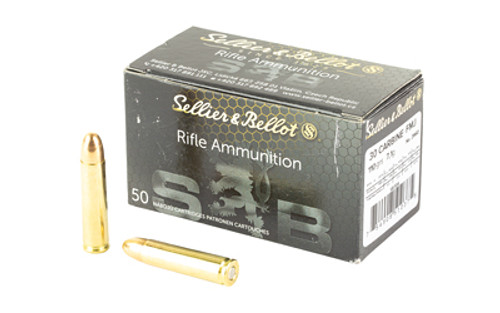 Sellier & Bellot Rifle .30 Cal 100 Grain FMJ Brass SB30A Sellier & Bellot Rifle .30 Cal 100 Grain FMJ Brass SB30A