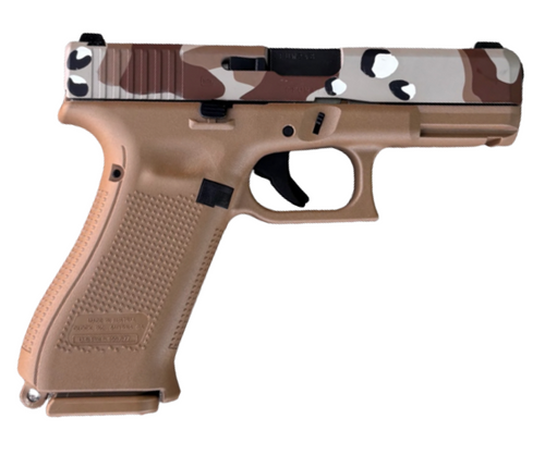 Glock 19X Gen 5 9mm 4.02" Chocolate Chip Camo