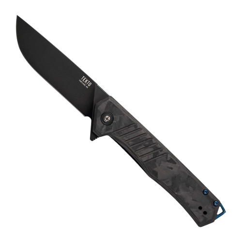 Tekto F1 Alpha Folding Titanium Black 3.10" F1R_CFBK_D2BK1_A2