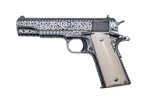 Custom & Collectable Firearms Colt 1911 Silverado .45 ACP 5" Grey
