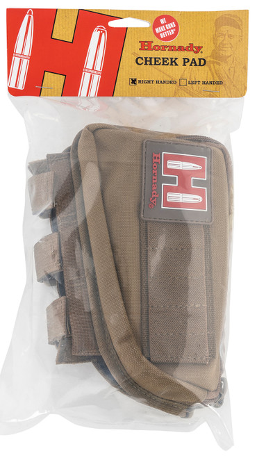 Hornady Gun Cheek Piece Ammo Holder Brown