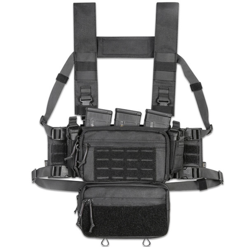 Krate Tactical ACETAC S.O.P Tactical Black Chest Rig ATC-CR-BLK