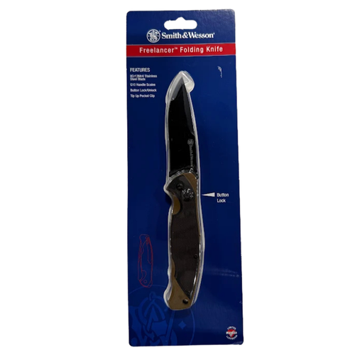 Smith & Wesson Freelancer Folding Steel Dark Grey 3.2"