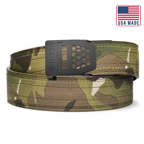 Kore Tactical Nylon Gun Belt 24-54" Multicam X6B-MULTIREG