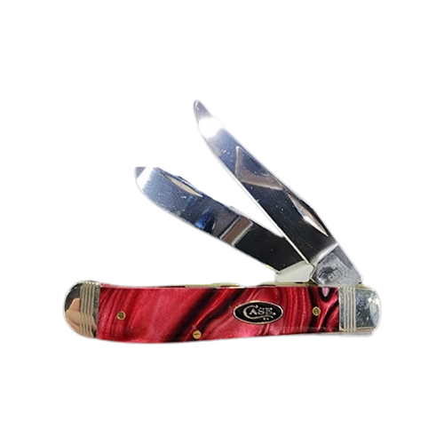 Case Cinnamon Swirl Mini Trapper Folding 2.8" 10848