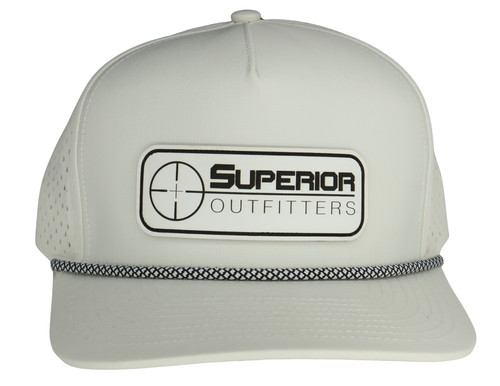 Superior Chained Rope Hat White & Black ZAPPED WHITE/BLACK ROPE