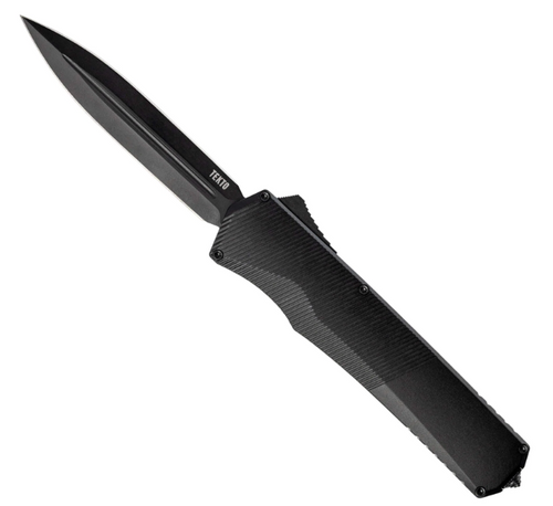 Tekto A5 Spry Automatic Dagger Steel Black 3.50”