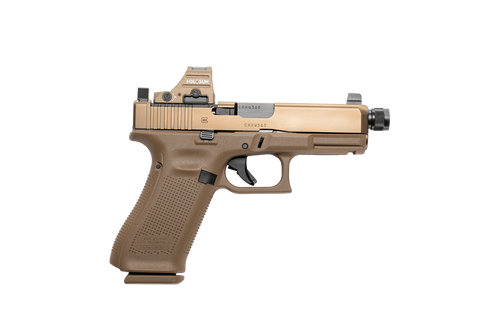 Glock 19XV MOS 9mm 4.5" Coyote & Holosun HS507C X2 Red Dot Kit PV1950S03XMOSTBSK