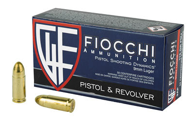 Fiocchi Range Dynamics 9mm 115 Grain Full Metal Jacket