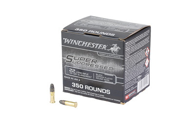 Winchester Super Suppressed .22 LR 45 Grain Lead Round Nose SUP22LRB2