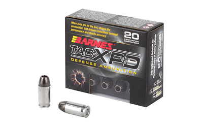 Barnes TAC-XPD .380 ACP 80 Grain TAC-XP Hollow Point 21552