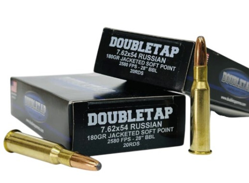 DoubleTap DT Long Gun 7.62x54R 180 Grain Sierra JSP 754180SP
