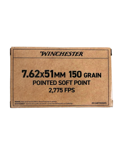 Winchester Super X .308 Win 150 Grain FMJ Brass SG76251P