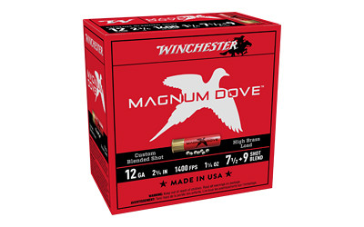 Winchester Magnum Dove 12 GA 1.25 oz #7.5/#9 Blend Shot MD1279