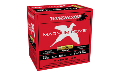 Winchester Magnum Dove 20 GA 1 oz #7.5/#9 Blend Shot