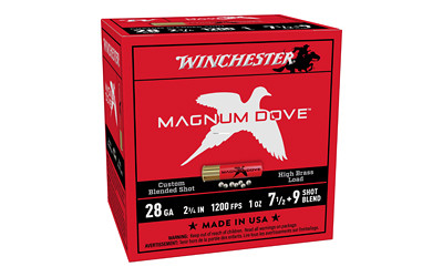Winchester Magnum Dove 28 GA 1 oz 7.5 & 9 Shot