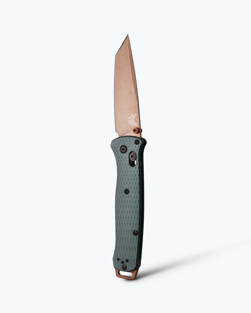 Benchmade Bailout 3.38" Tanto Folding Knife Taiga Green
