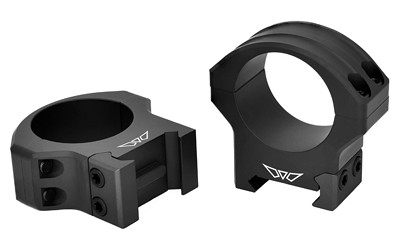 Warne HyperLite Rings 30mm Scope Rings Medium Black
